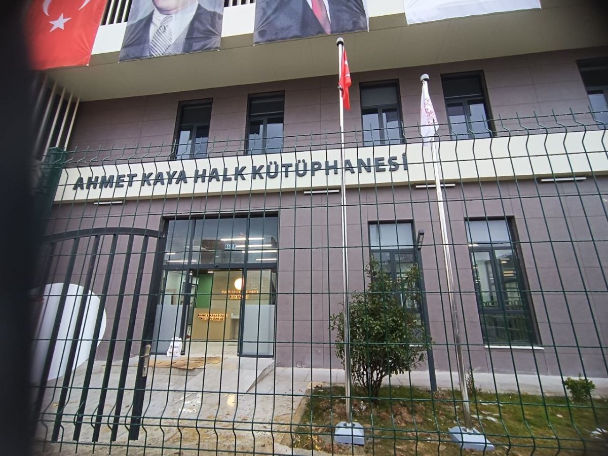 AHMET KAYA KÜTÜPHANE TABELA KUTUHARF