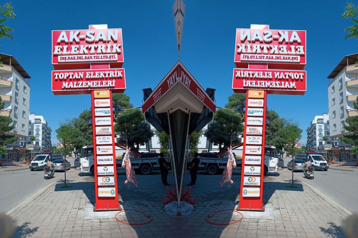 AKSAN ELEKTRİK TOTEM TABELA