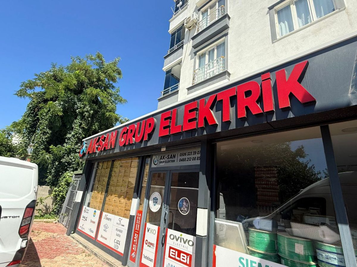 AKSAN GRUP ELEKTRİK IŞIKLI HARF TABELA