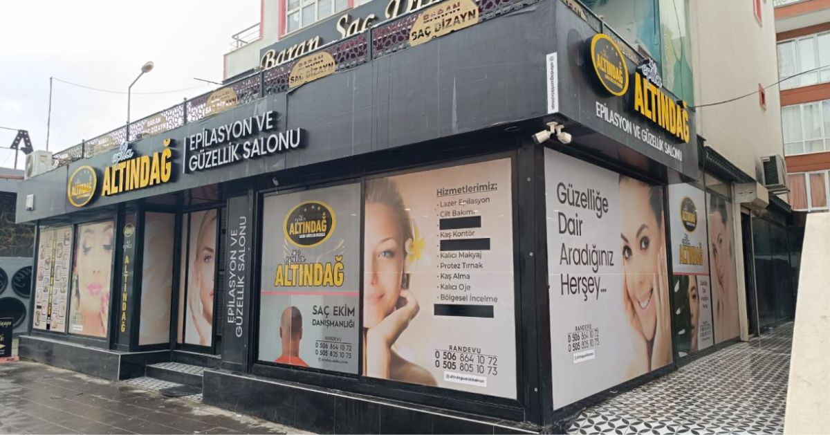 Altındağ Güzellik Merkezi Işıklı Tabela