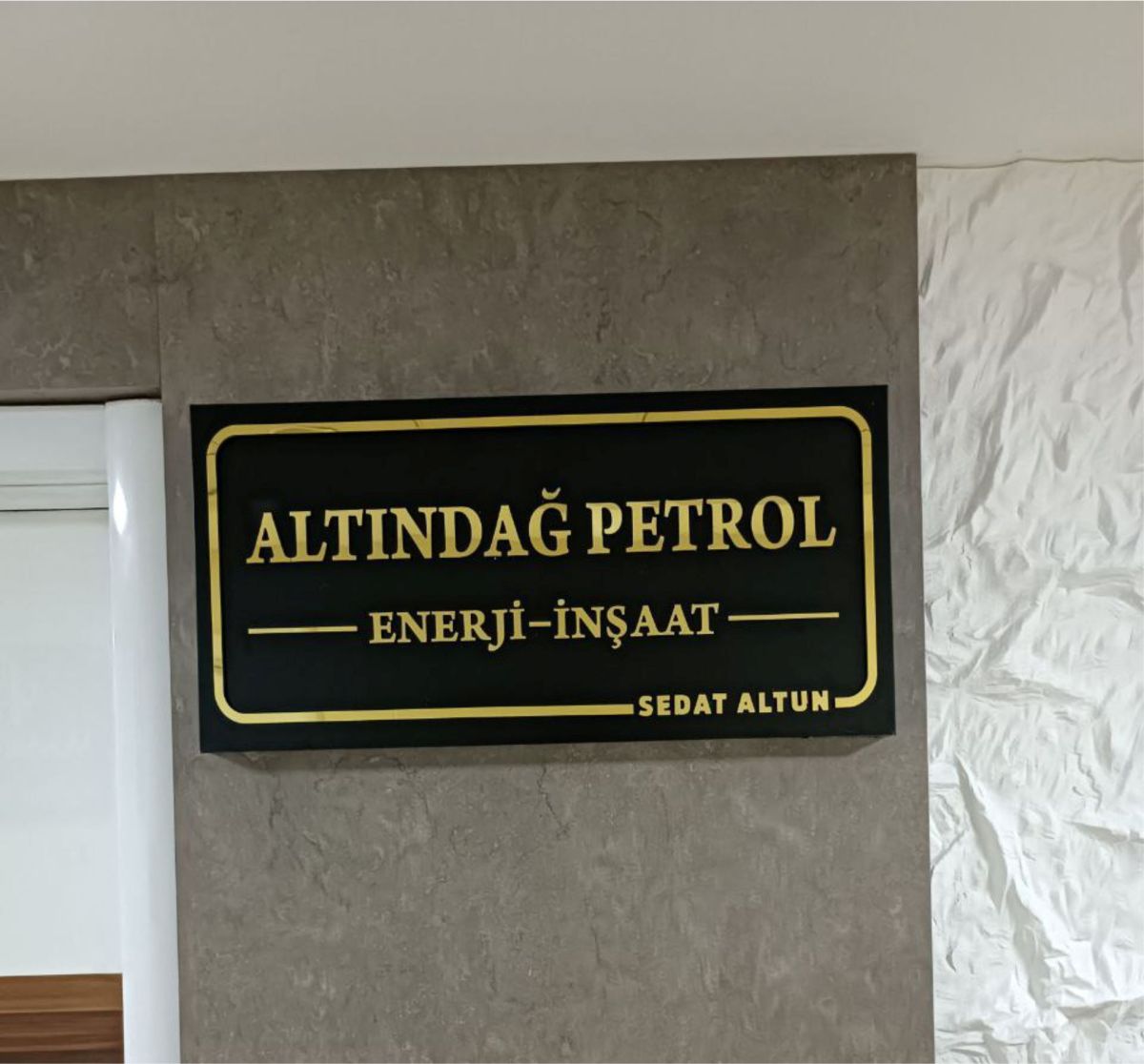 ALTINDAĞ PETROL KOMPOZİT TABELA