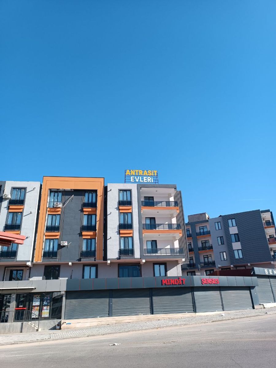 ANTRASİT EVLERİ BİNA ÜSTÜ ÇATI IŞIKLI TABELA