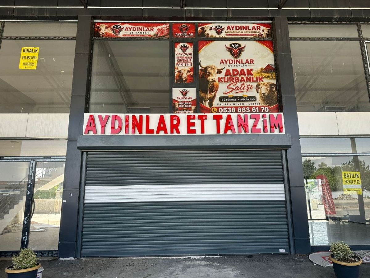 AYDINLAR ET TANZİM KASABI KUTU HARF TABELA