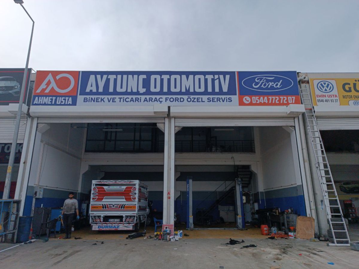 AYTUNÇ OTOMOTİV VİNİL GERME TABELA