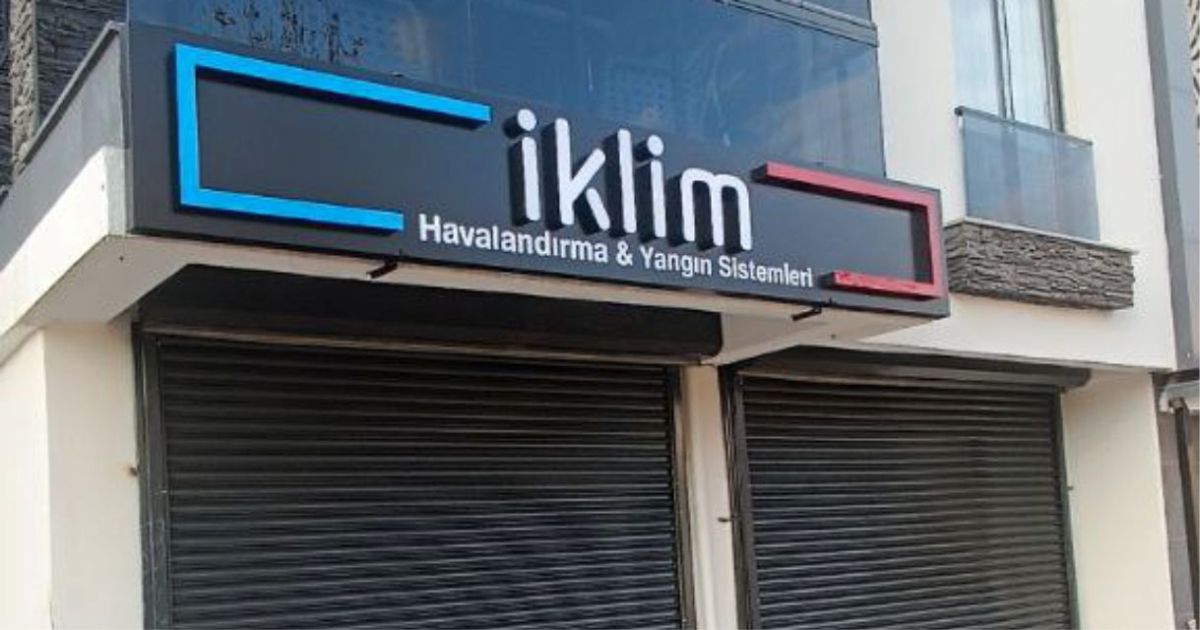 Batman İklim Havalandırma Kompozit tabela