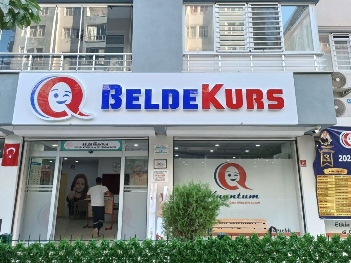 BELDE KURS IŞIKLI KUTU HARF TABELA
