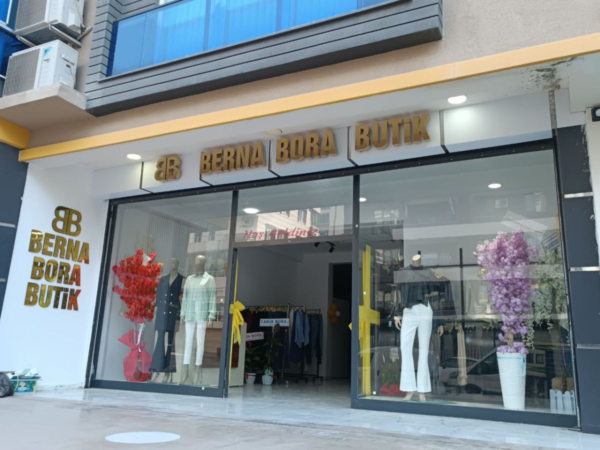 BERNA BORA BUTİK KUTUHARF TABELA