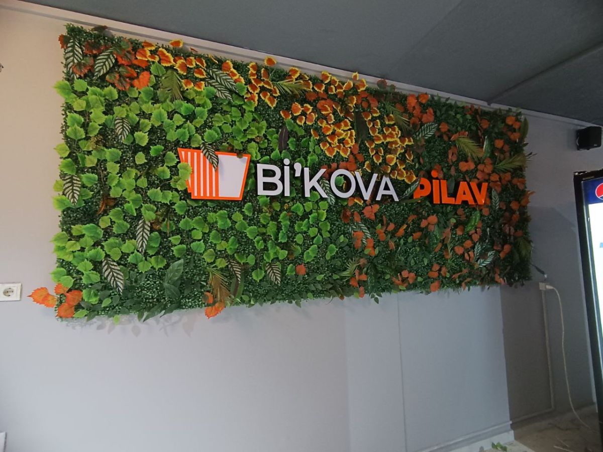 Bİ KOVA PİLAV IŞIKLI HARF TABELA