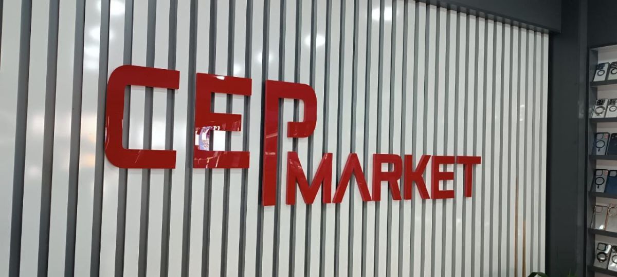 Cep Market Pleksi Harf Tabela