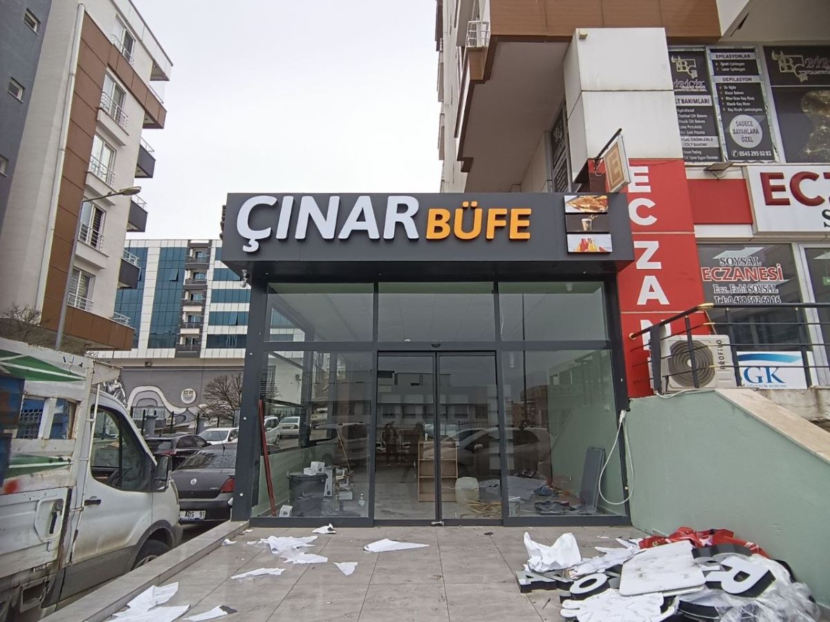 ÇINAR BÜFE KUTU HARF TABELA