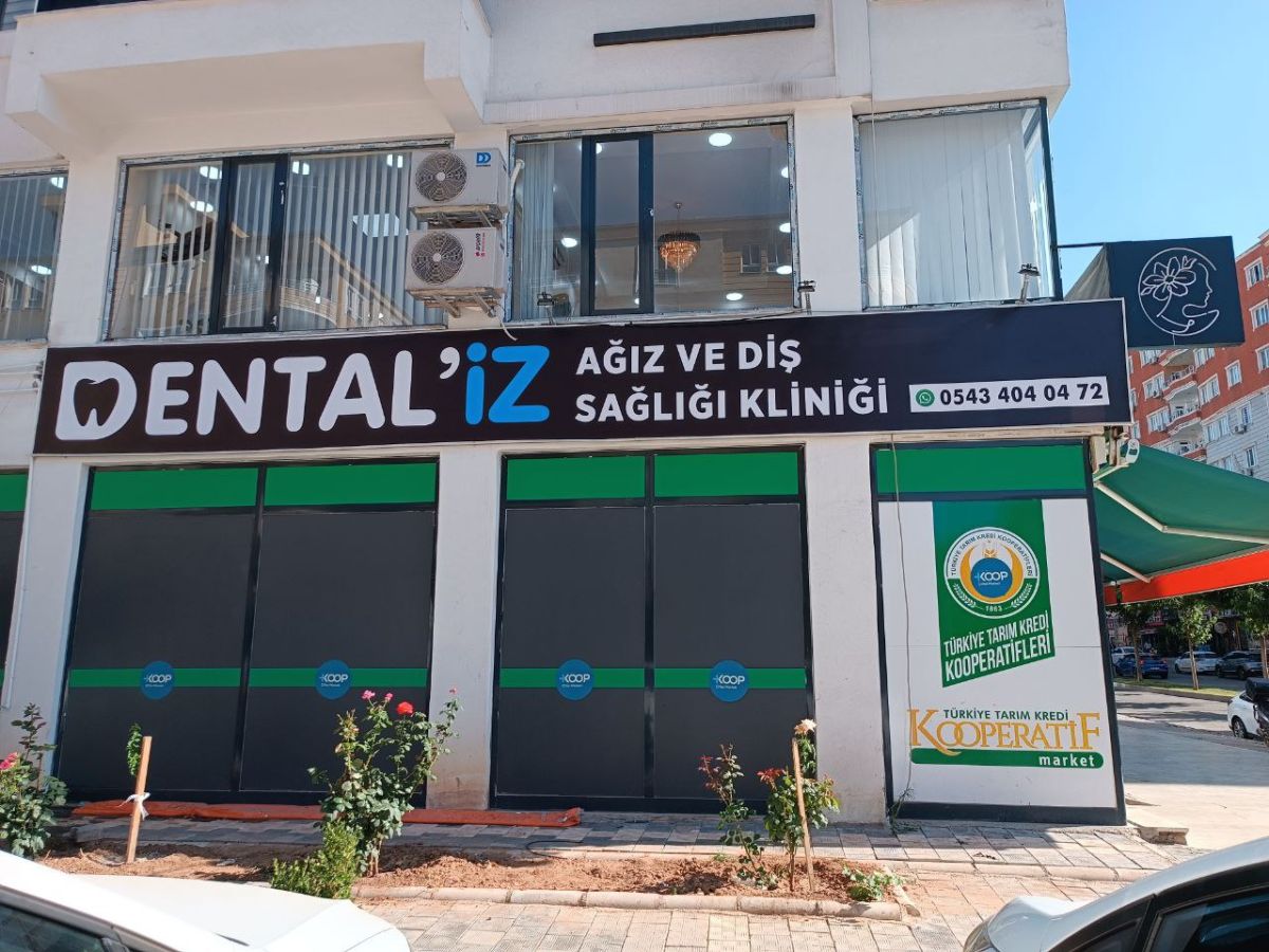DENTAL ' İZ DİŞ KLİNİĞİ IŞIKLI TABELA