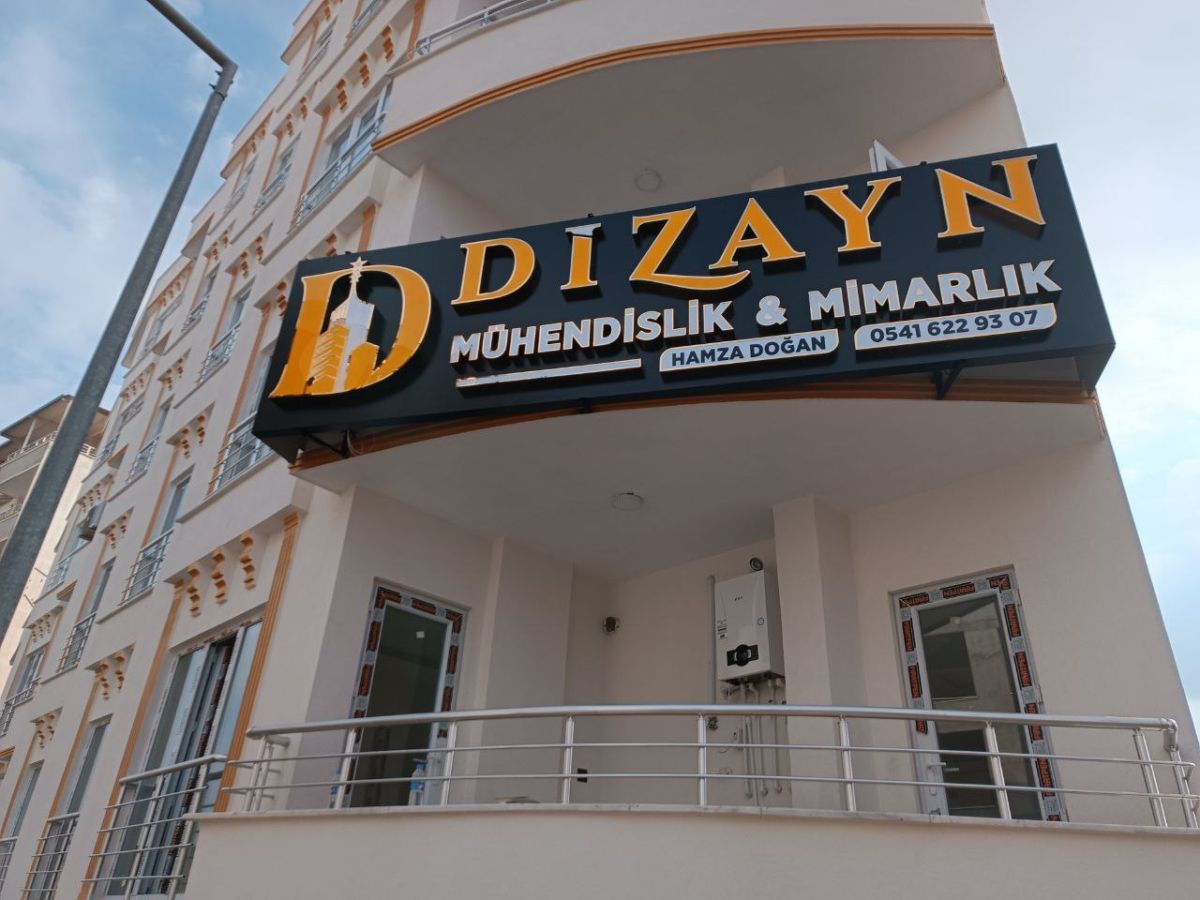 DİZAYN MÜHENDİSLİK IŞIKLI KUTU HARF TABELA