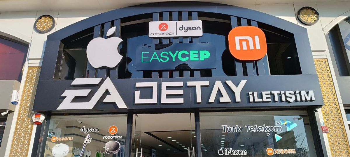 EA Detay İletişim Işıklı Kutu harf tabela