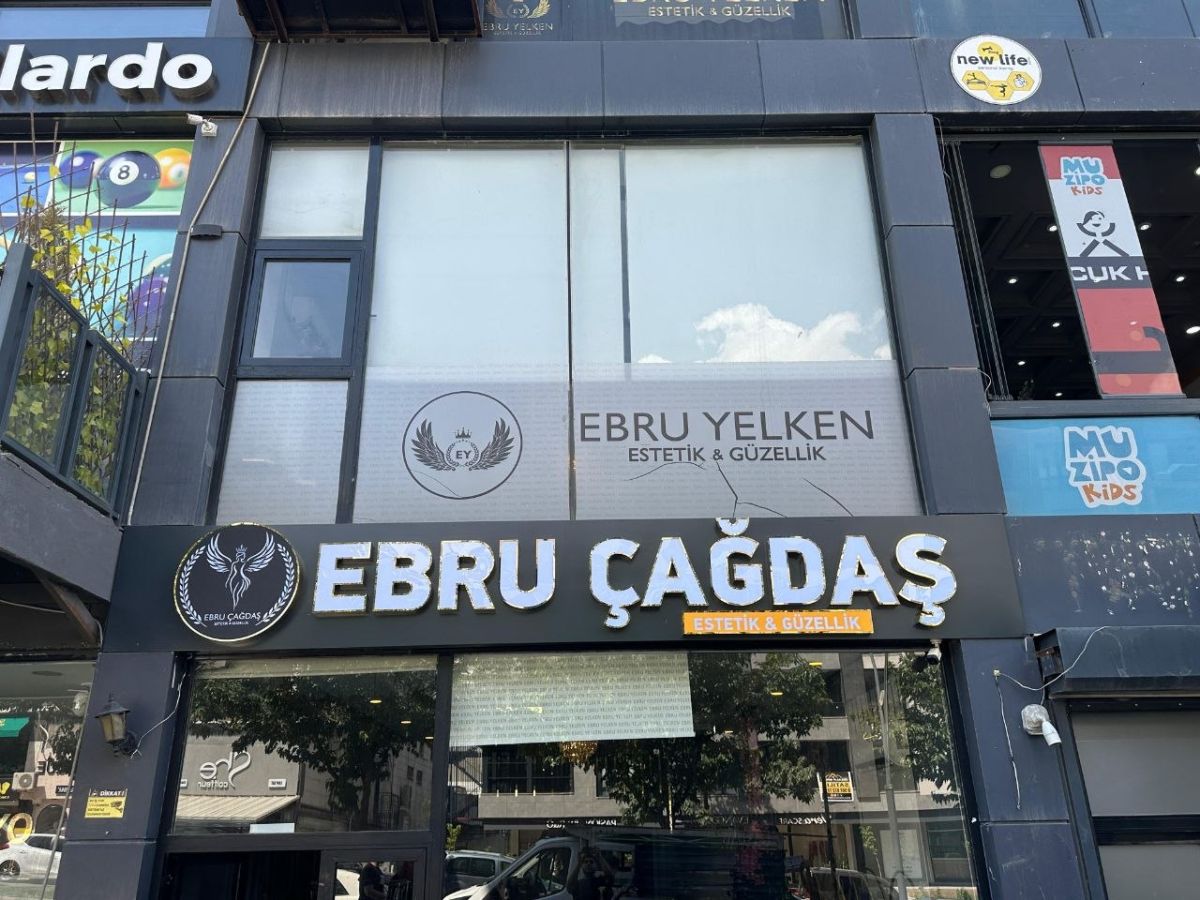 EBRU ÇAĞDAŞ GÜZELLİK SALONU KUTU HARF TABELA