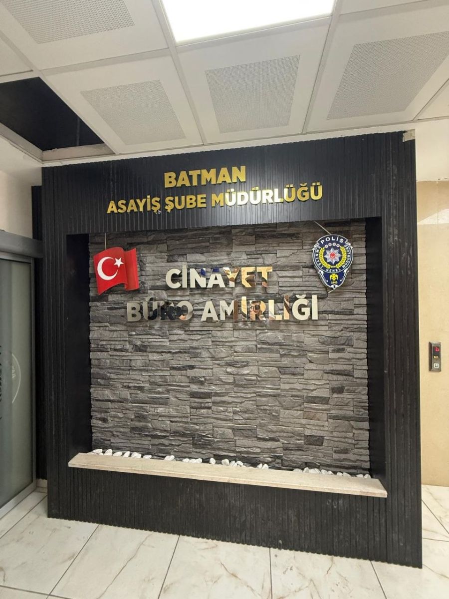EMNİYET CİNAYET BÜRO AMİRLİĞİ IŞIKLI HARF