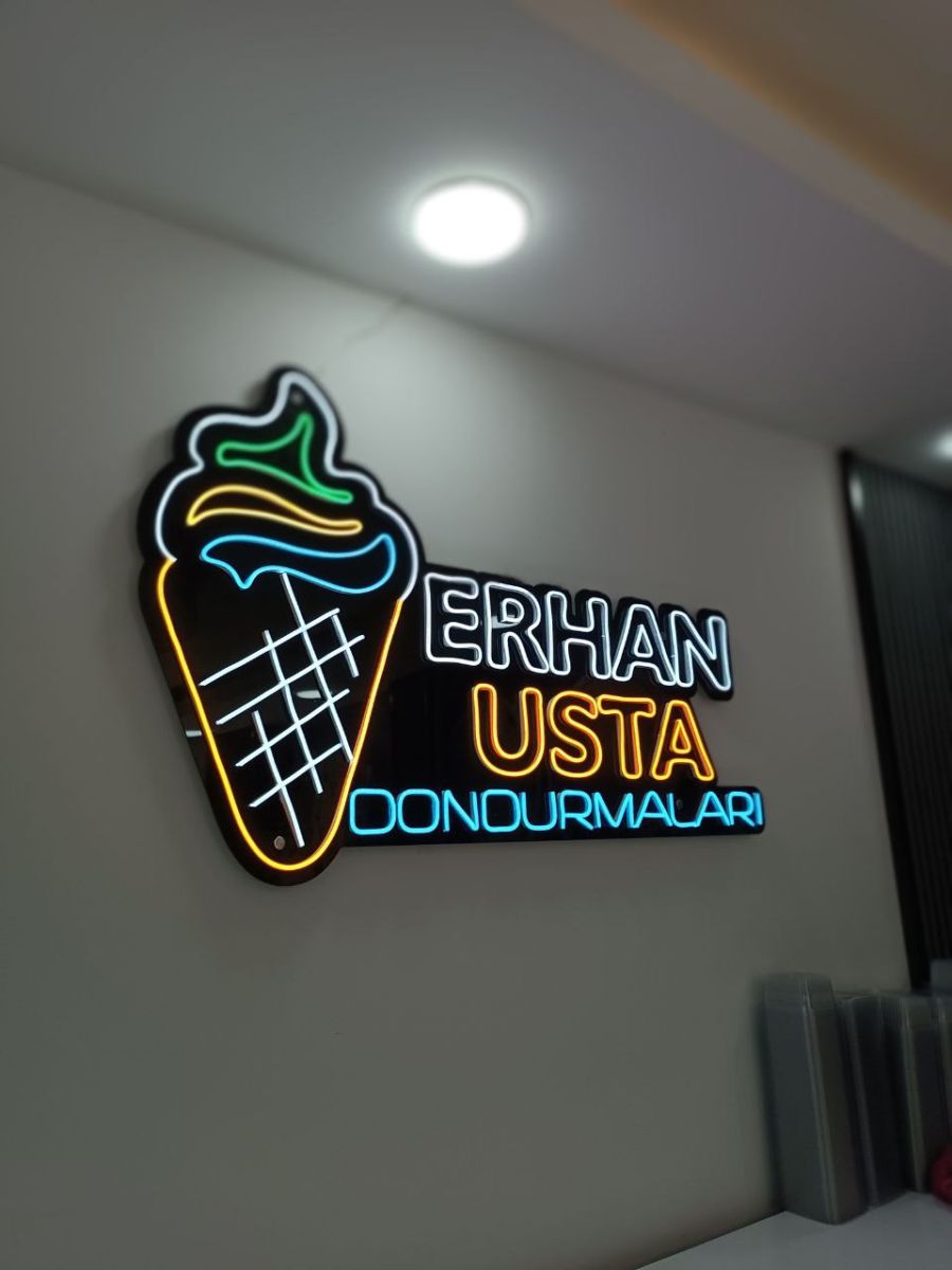 ERHAN USTA NEON LED TABELA IŞIKLI