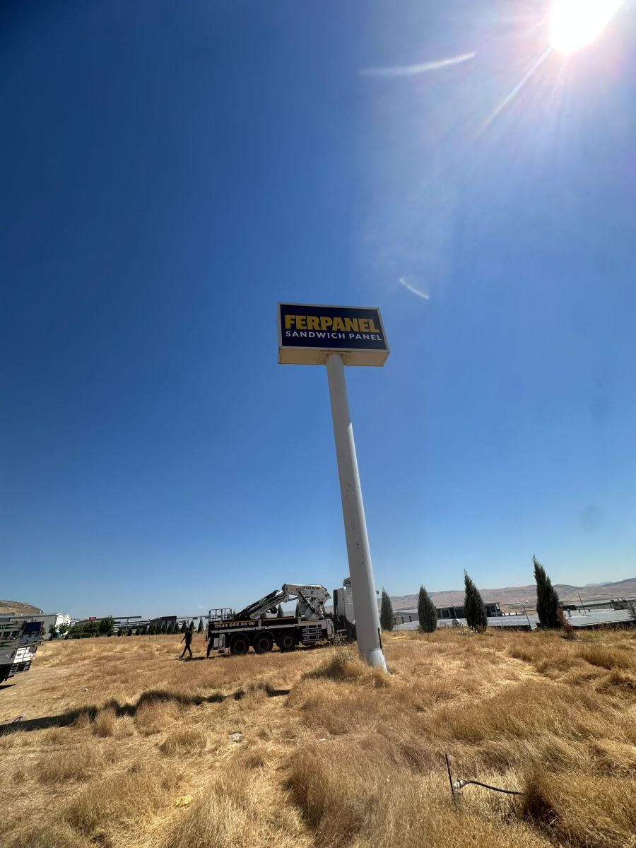 FERPANEL TOTEM AYAKLI TABELA