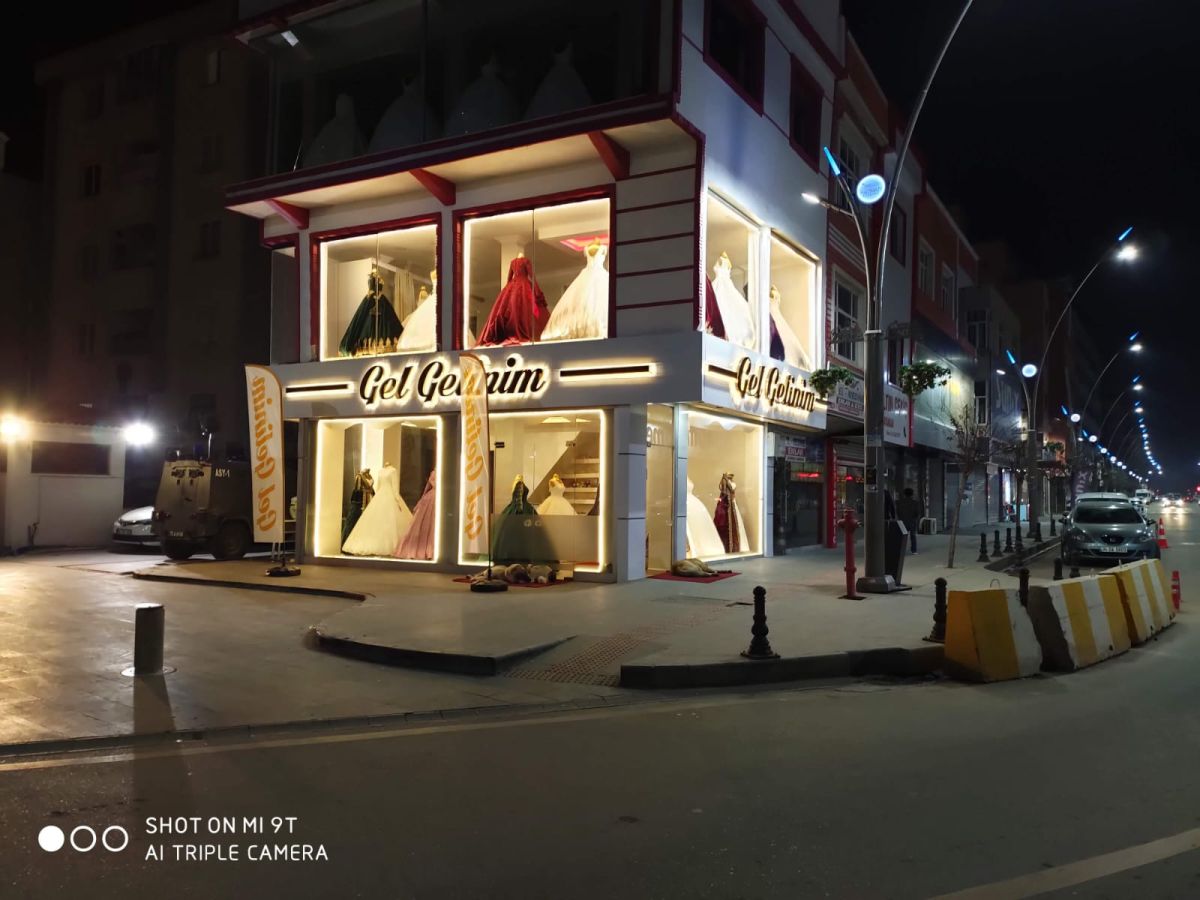 Gel Gelinim Gelinlik Işıklı Kutu Harf tabela