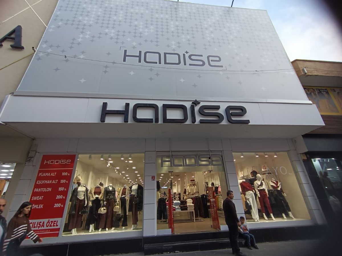 HADİSE GİYİM IŞIKLI HARF TABELA