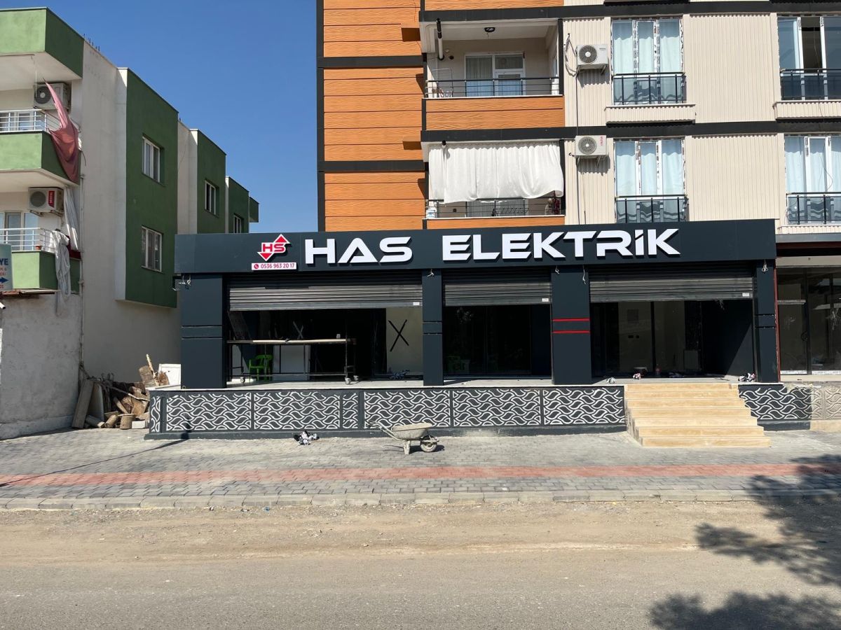 HAS ELEKTRİK IŞIKLI KUTU HARF TABELA
