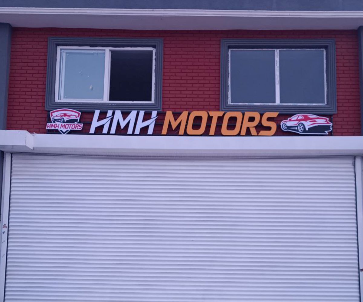 HMH MOTORS IŞIKLI KUTU HARF TABELA