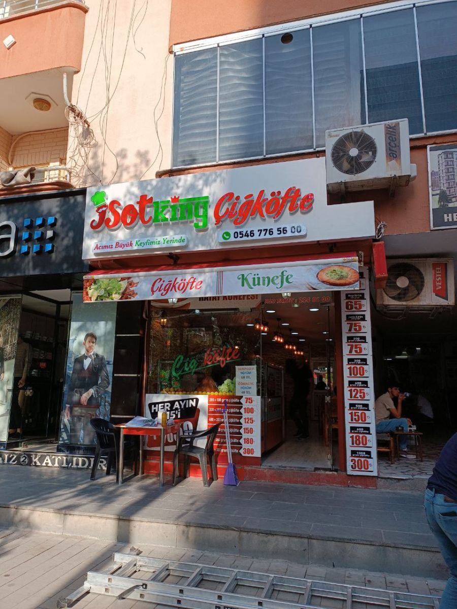 İsotking Çiğköfte Tabela