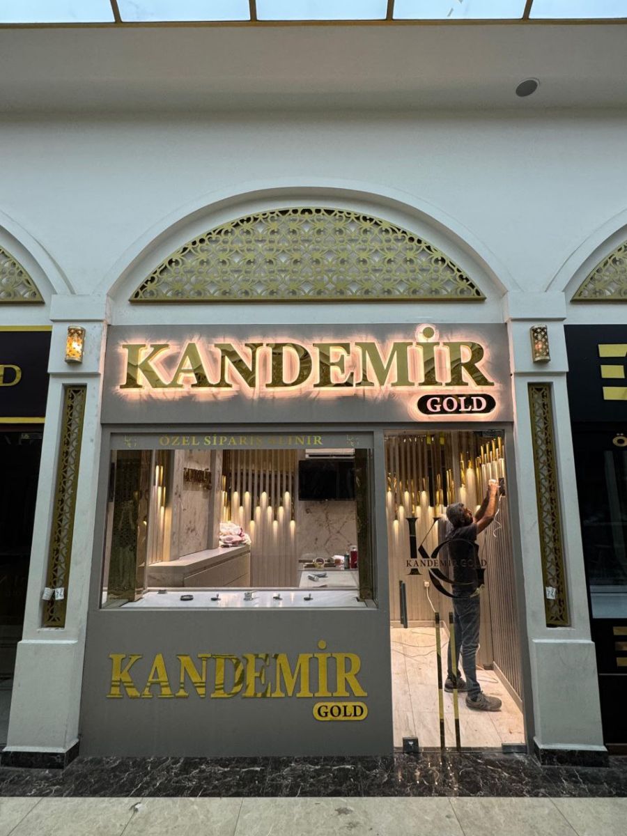 KANDEMİR GOLD IŞIKLI ZEMİN AYDINLATMALI KUTUHARF