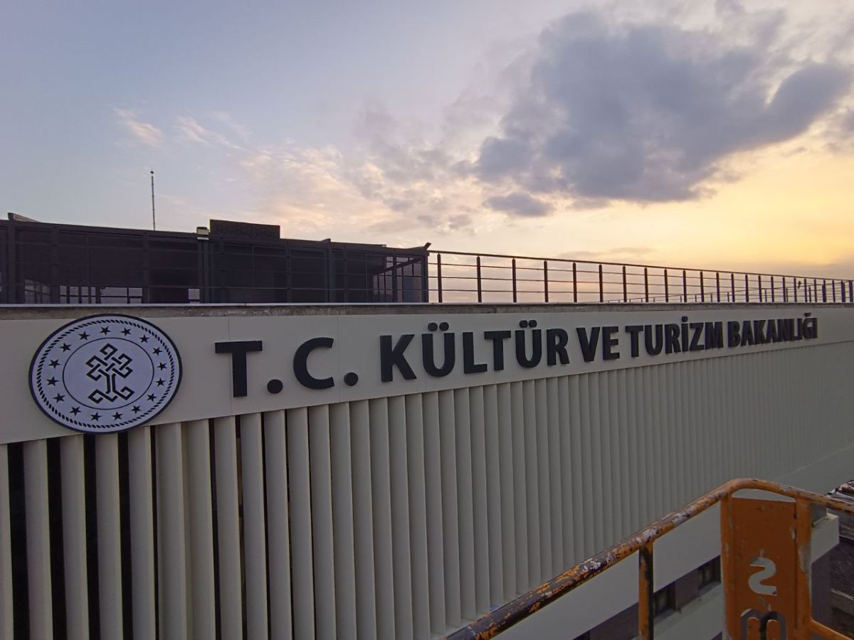 Kültür Turizm kompozit Işıksız Harf Tabela