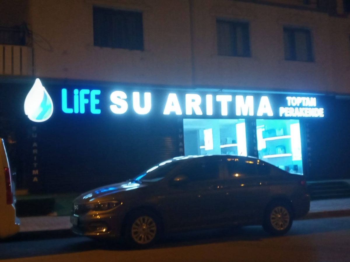 Life Su Arıtma Işıklı Kutu Harf tabela