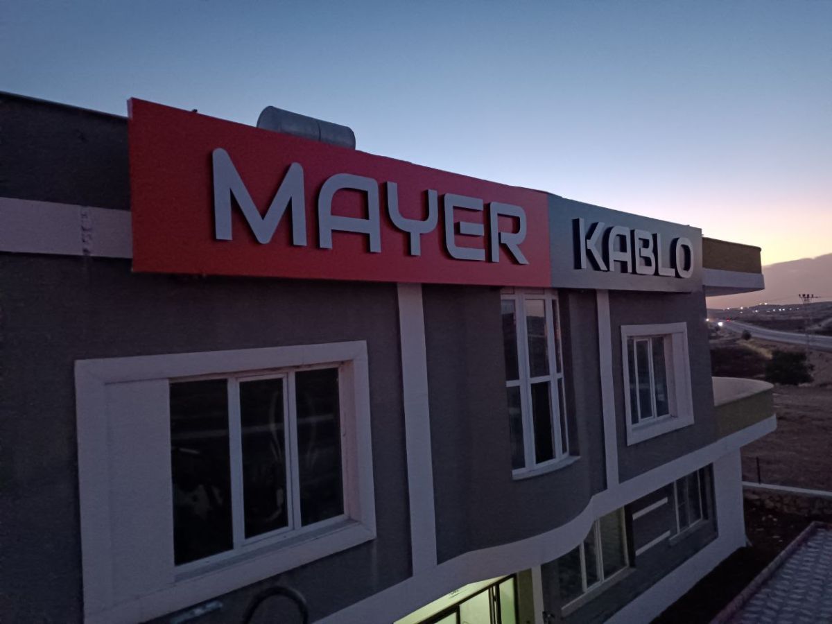 Mayer Kablo Işıklı Harf Tabela