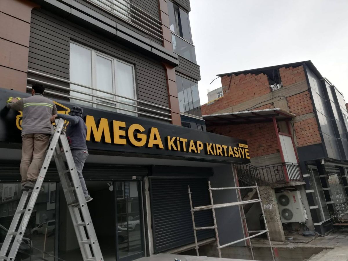 Mega Kırtasiye Kutuharf Tabela