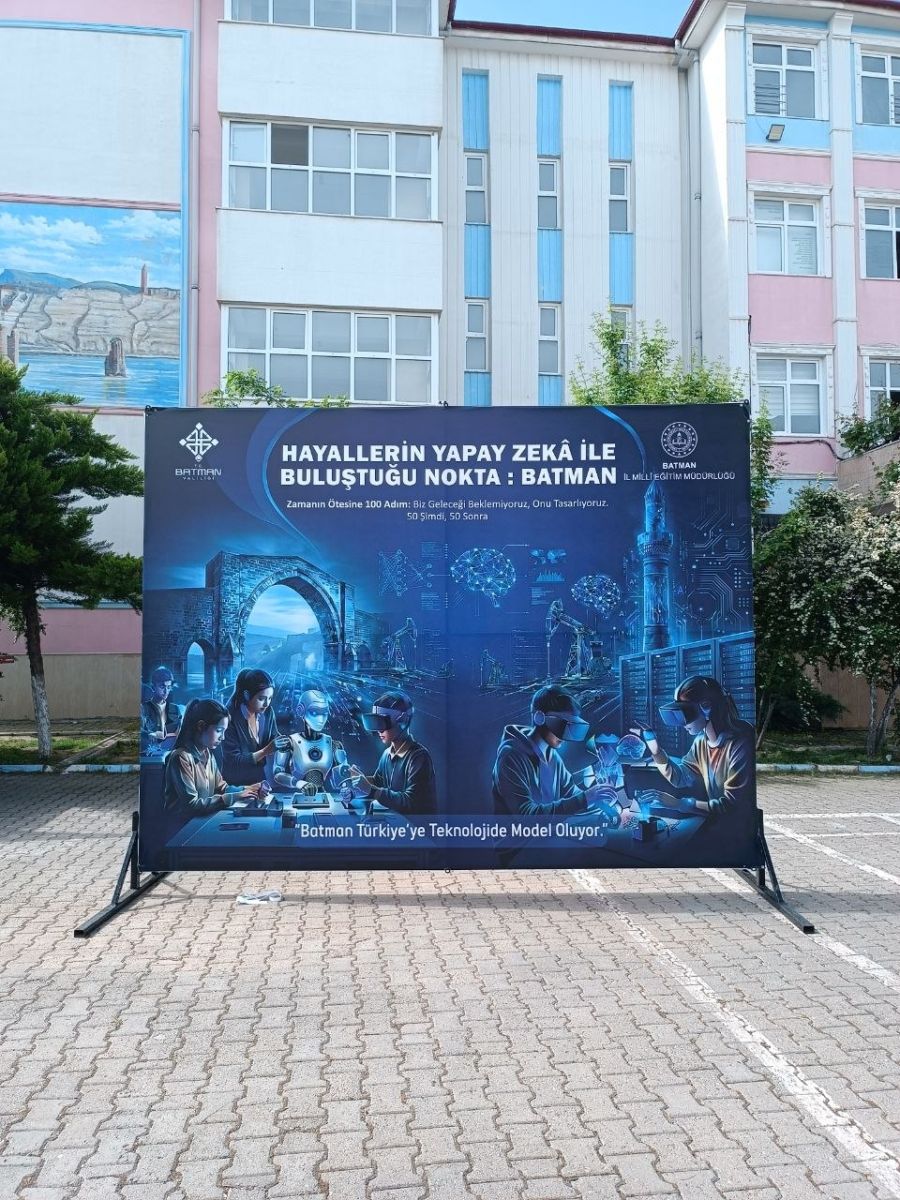 MİLLİ EĞİTİM SAHNE BACKDROP TABELA
