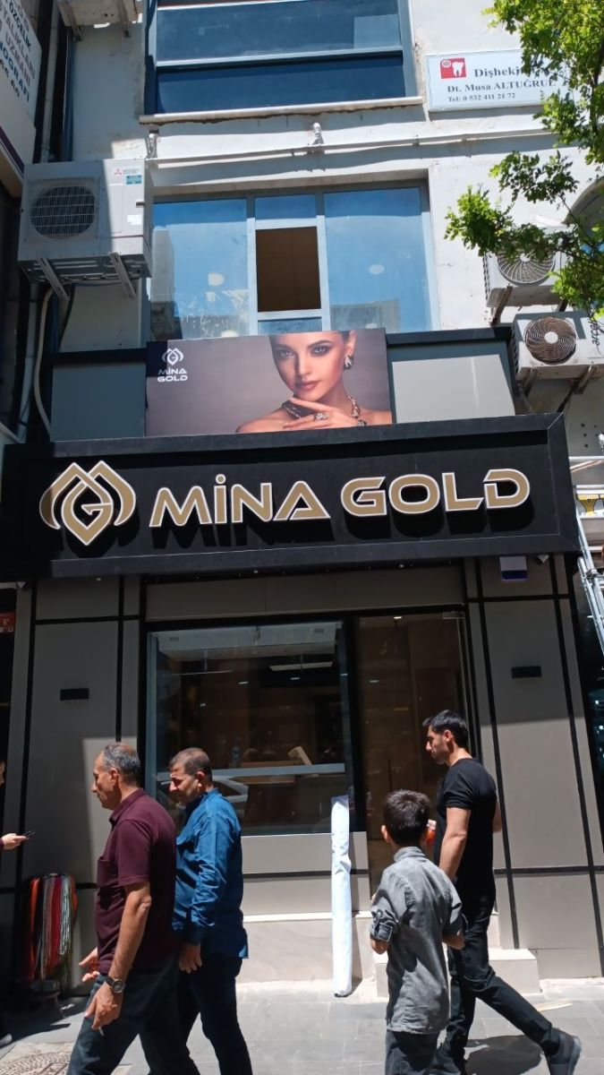 MİNA GOLD KUYUMCULUK IŞIKLI KUTU HARF TABELA