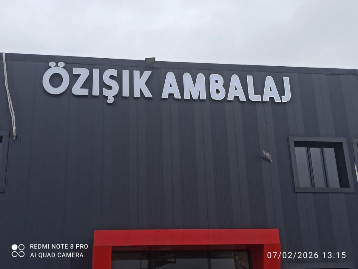 ÖZIŞIK AMBALAJ IŞIKLI KUTU HARF