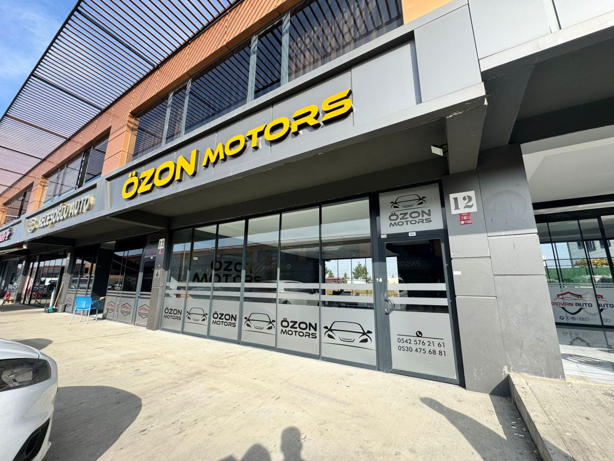 ÖZON MOTORS GALERİ TABELA