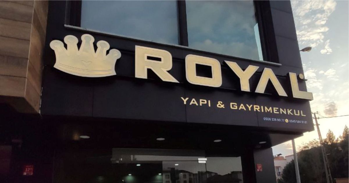 Royal Yapı Gayrimenkul Tabela