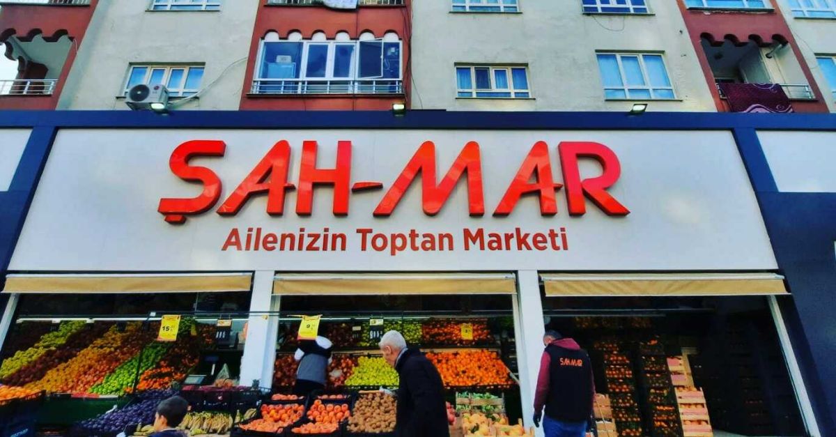 ŞAH-MAR MARKETLER ZİNCİRİ IŞIKLI HARF TABELA