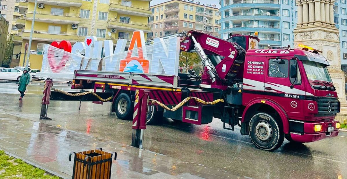 Silvan Belediyesi Kutu Harf Tabela