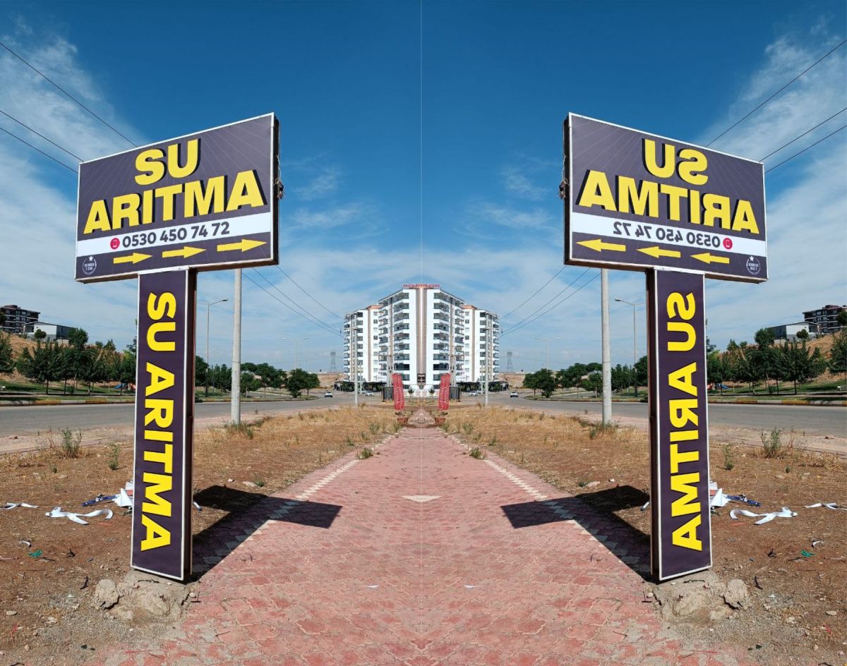 Su Arıtma Totem Ayaklı Tabela