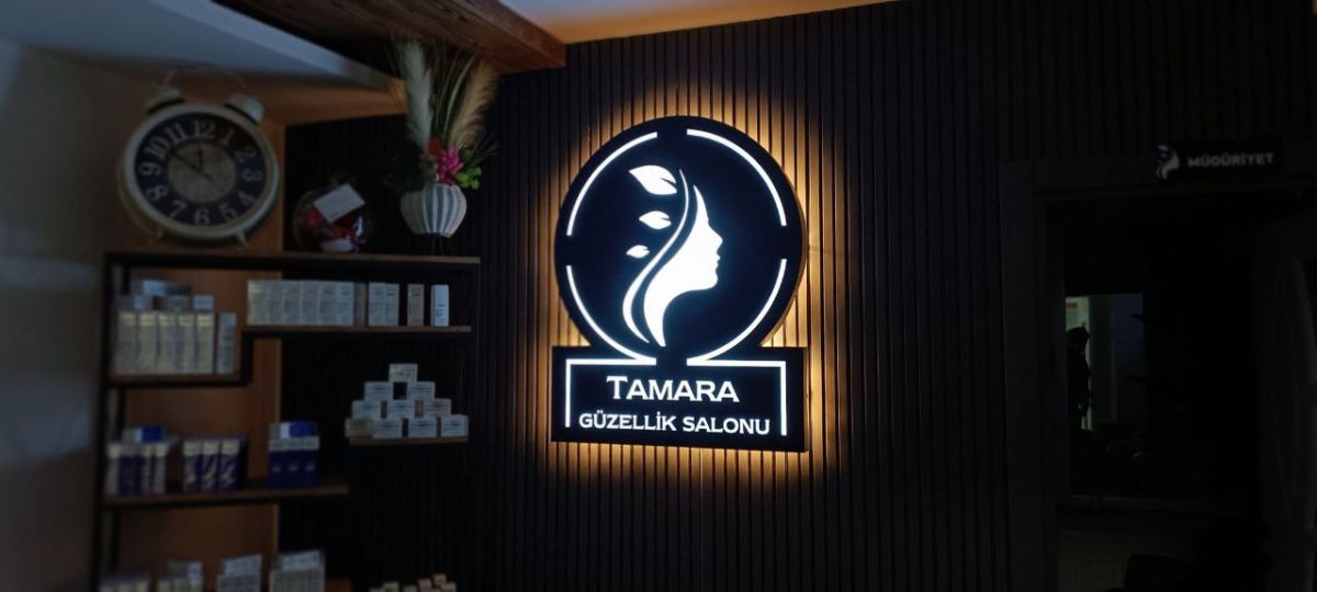 Tamara Güzellik Salonu Işıklı Kutu Harf tabela