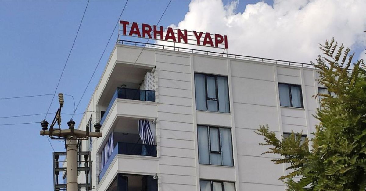 Tarhan Yapı Işıklı çatı Tabela