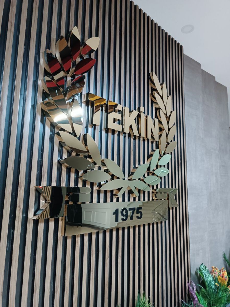 TEKİN LİDAŞ IŞIKLI GOLD KUTU HARF