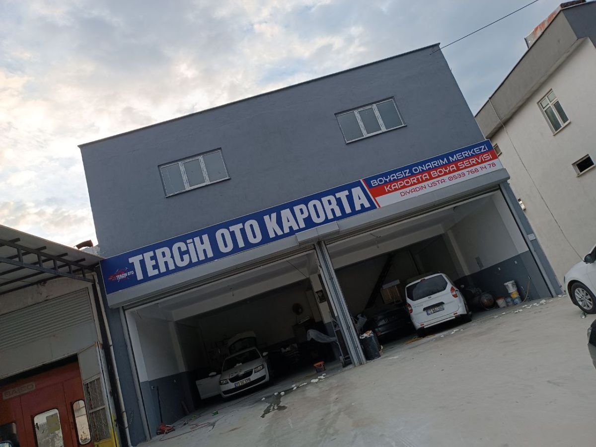 TERCİH OTO KAPORTA IŞIKSIZ GERME VİNİL TABELA