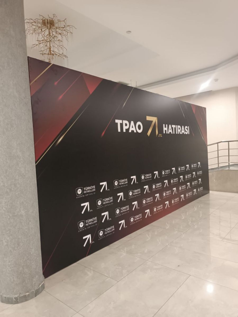 TPAO BACKGROUP AYAKLI VİNİL TABELA