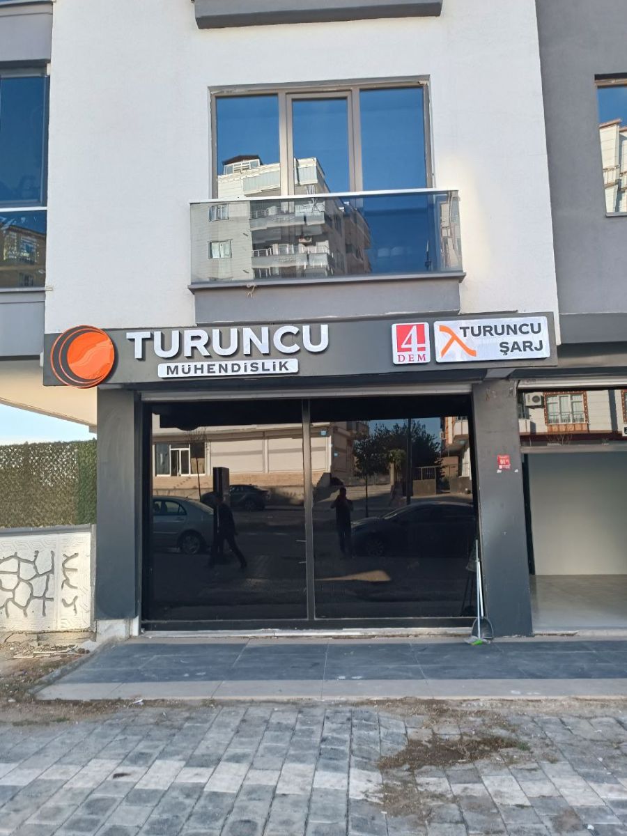 TURUNCU MÜHENDİSLİK IŞIKLI KUTU HARF TABELA