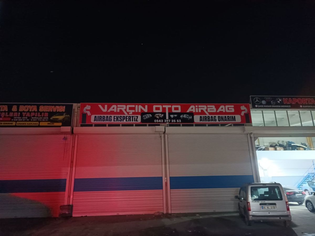 VARÇIN OTO AİRBAG VİNİL GERME TABELA