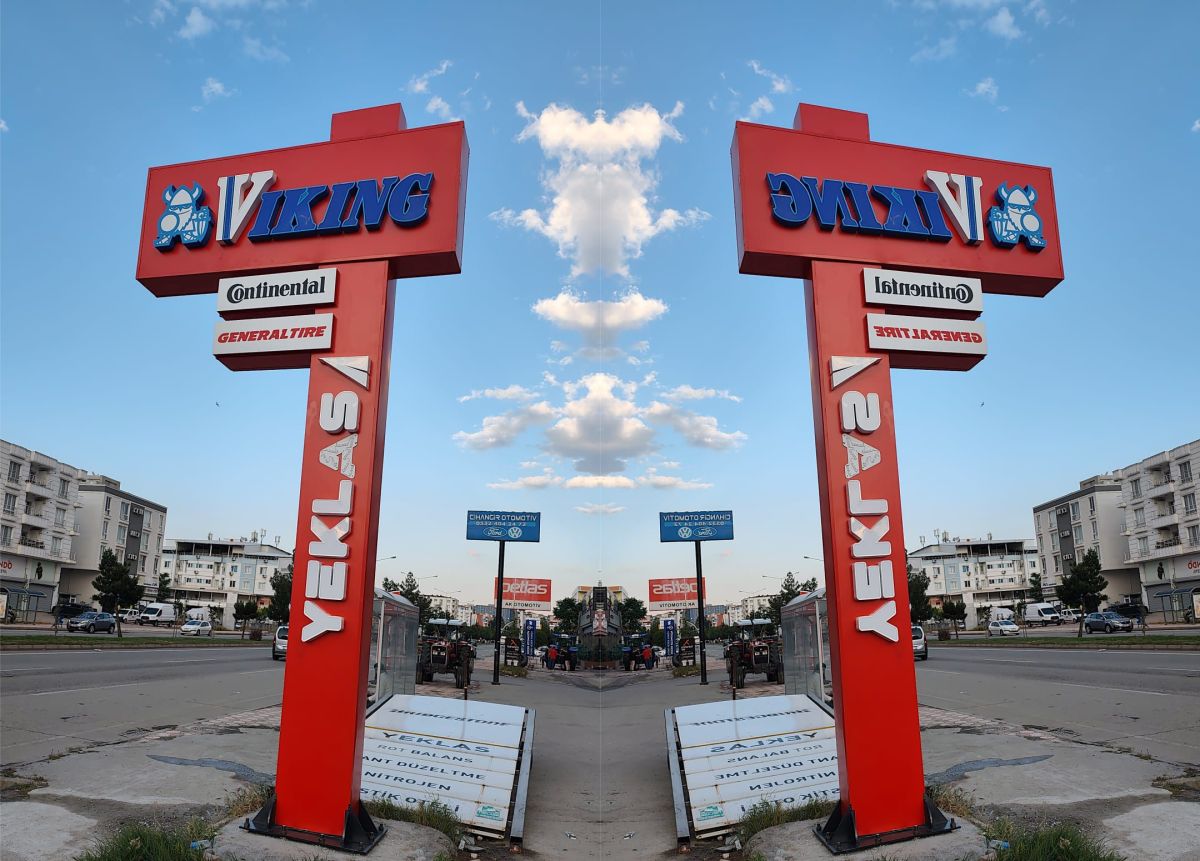 VİKİNG YEKLAS TOTEM REKLAM TABELA