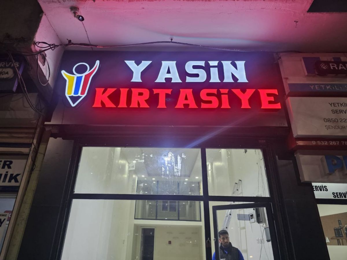 YASİN KIRTASİYE IŞIKLI KUTU HARF TABELA