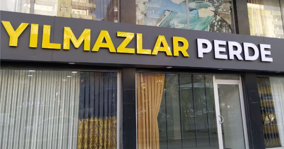 Yılmazlar Perde Işıklı Tabela Çalışması