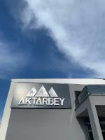 AKTARBEY Kompozit Üzeri Işıksız Kutu Harf Tabela